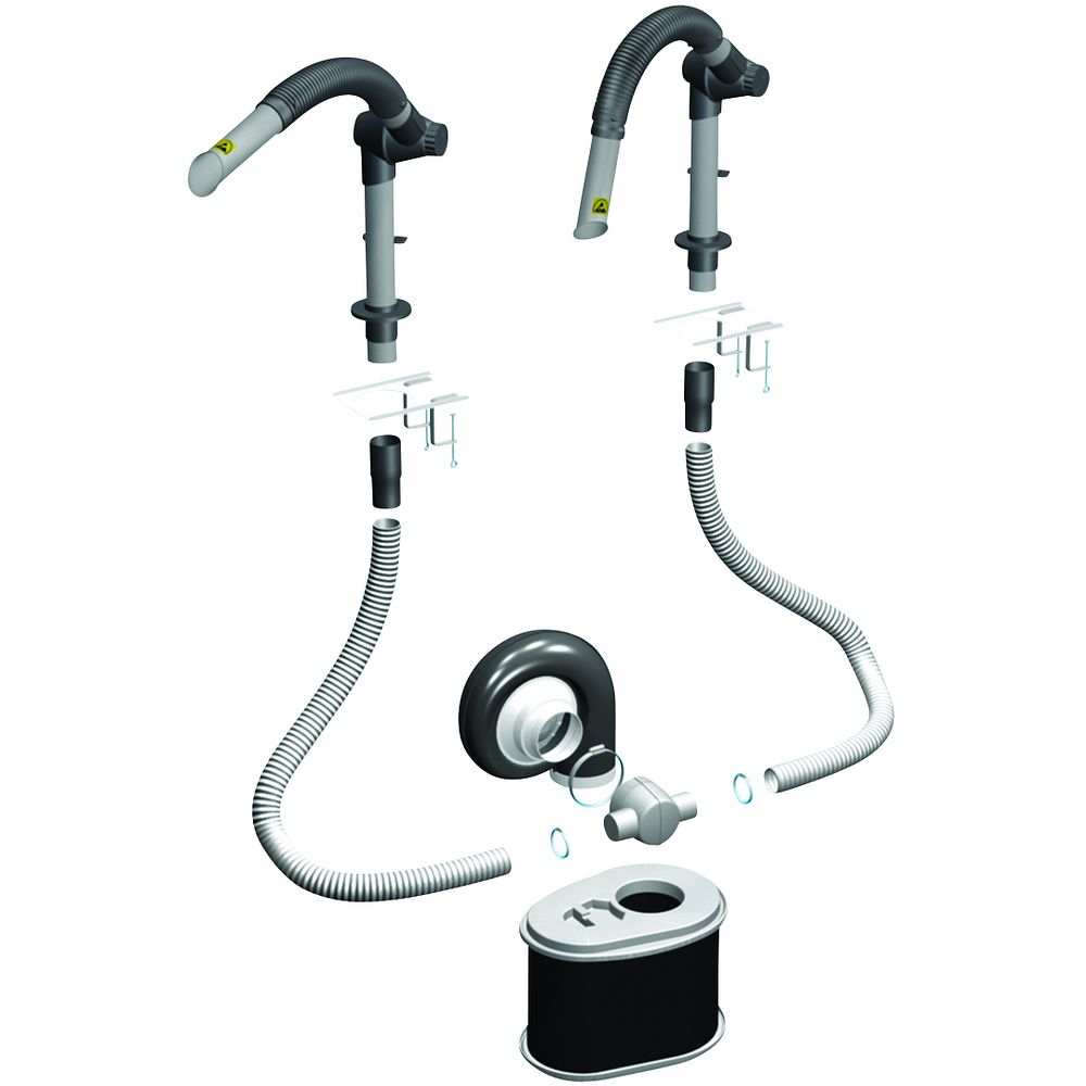 Kit d'aspiration et de filtration mobile