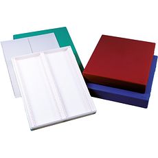 Boîte de rangement pour 100 lames en polystyrène