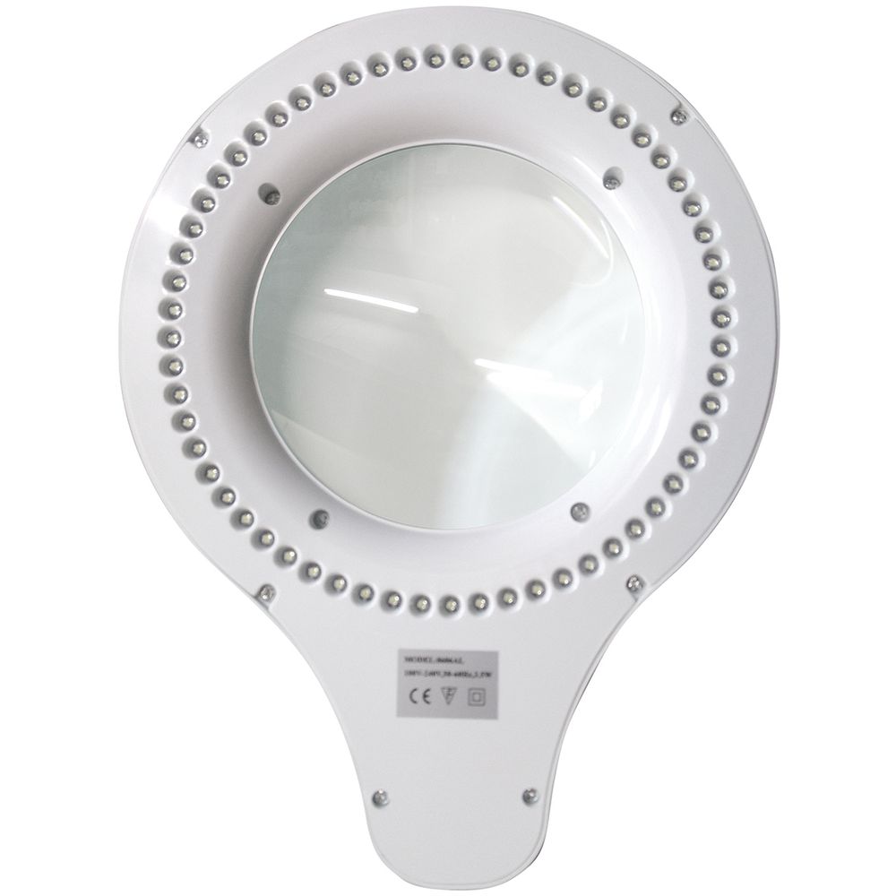 Lampe-loupe articulée 60&nbspLEDs lumière du jour
