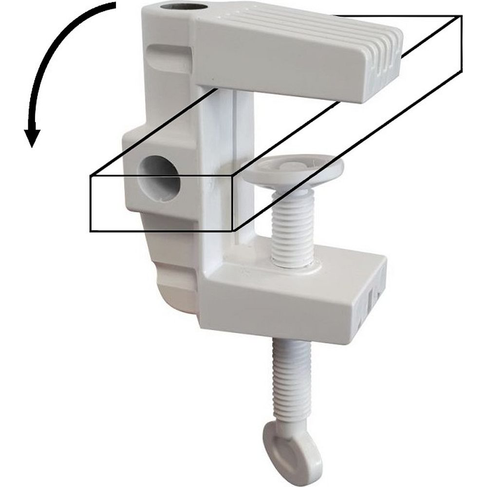 Lampe-loupe 45&nbspLED	s double foyer