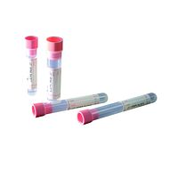 Tubes double niveau de remplissage avec 0,25 de citrate pour test de coagulation