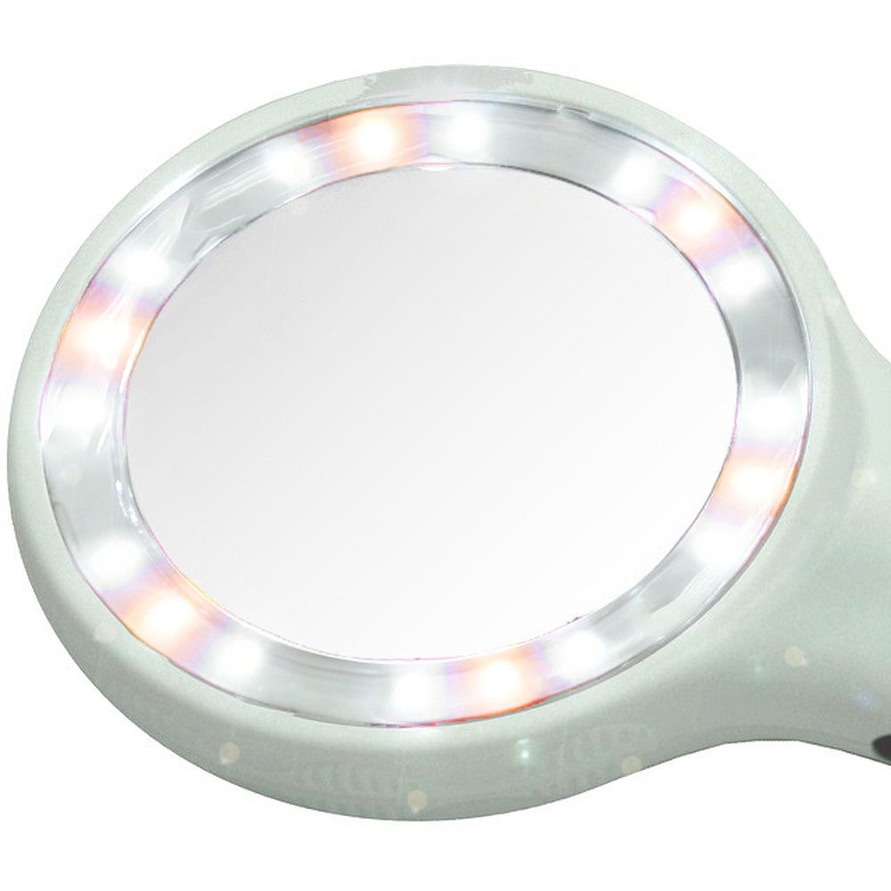 Loupe à main éclairante 12&nbspLEDs blanc froid et/ou 6&nbspLEDs blanc chaud