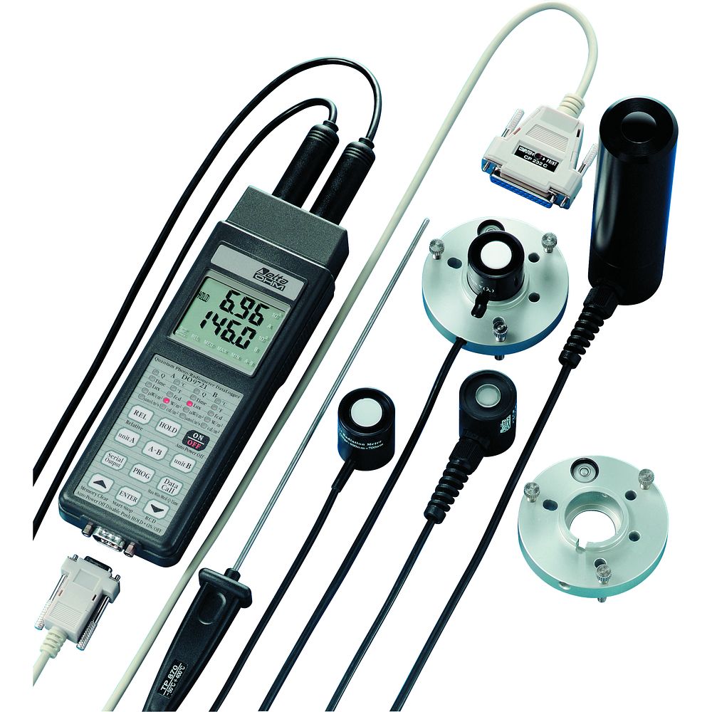 Luxmètre radiomètre thermomètre avec sondes photométriquesz