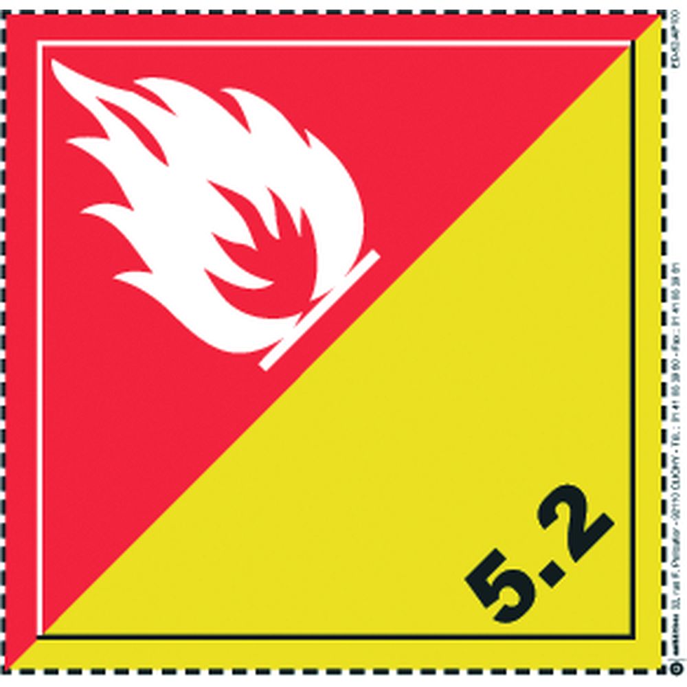 Etiquettes pictogrammes transport - Produits inflammables