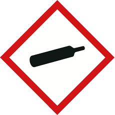 Etiquettes CLP / SGH résistantes - Gaz sous pression