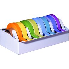 Rubans adhésifs multicolores haute résistance, longueur 13 mètres