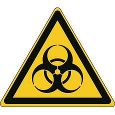 Etiquettes adhésives en polyester laminé - Risques biologiques