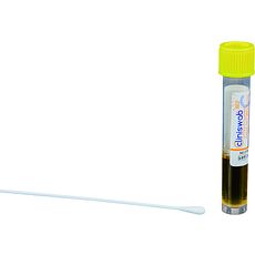 Ecouvillons avec solution liquide neutralisante contrôle de la présence microbienne en surface