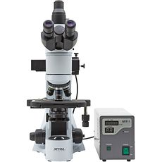 Microscope à fluorescence éclairage par lampe à vapeur de mercure