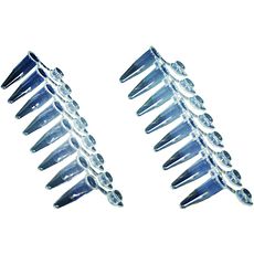 Barrettes de 8 microtubes 0,2 ml PCR avec capuchons solidaires