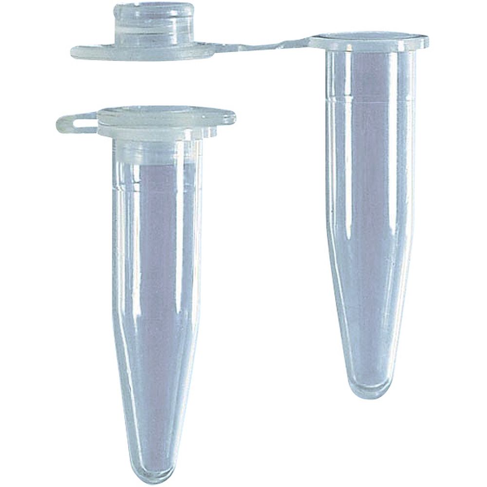 Microtubes BRAND® 0,5&nbspml avec capuchon clipsable