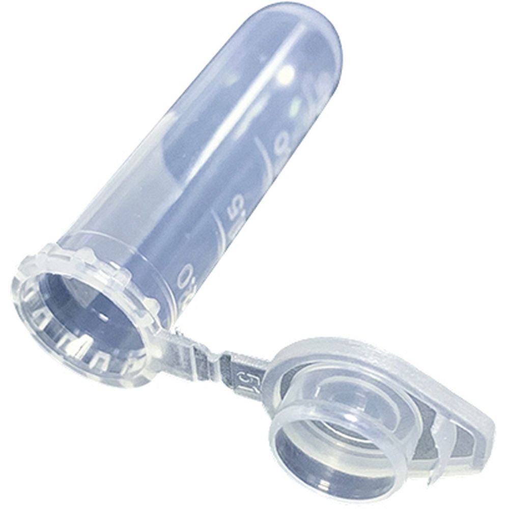Microtubes à centrifuger individuels avec capuchon clipsable