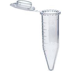 Microtubes 5 ml avec couvercle à pression