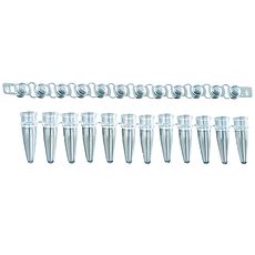 Microtubes en barrettes 0,2 ml pour PCR avec barrettes de capuhons indépendants
