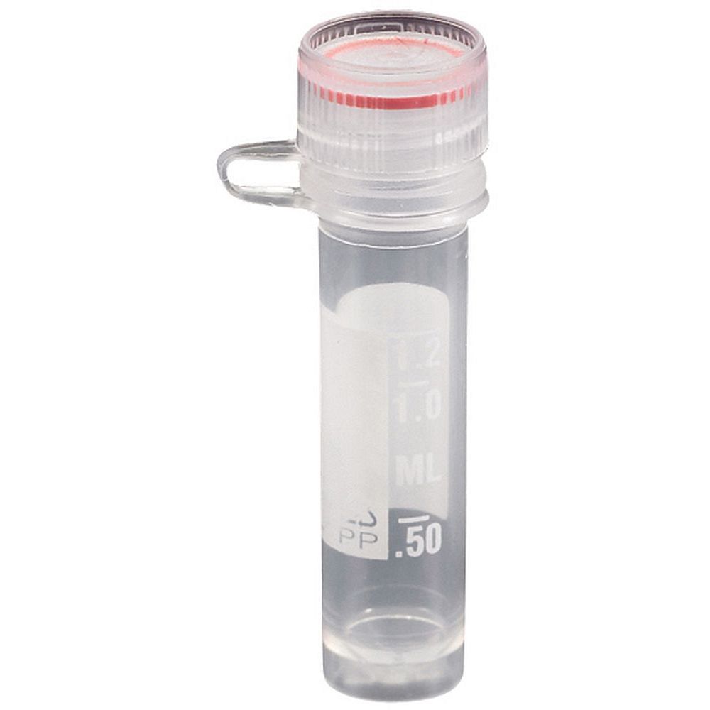 Microtubes Simport® stériles gradués, capuchon vissant avec rondelle d'étanchéité et boucle d'attache
