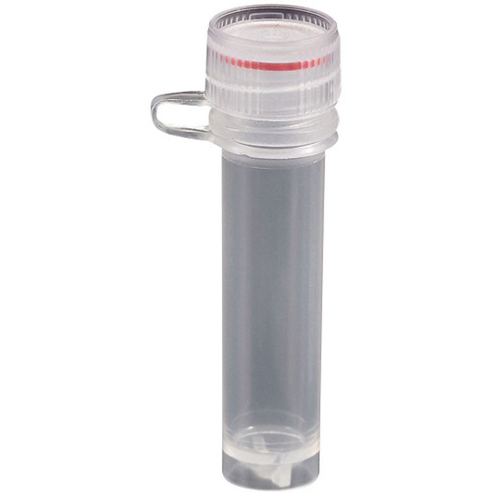 Microtubes Simport®, capuchon vissant avec rondelle d'étanchéité et boucle d'attache