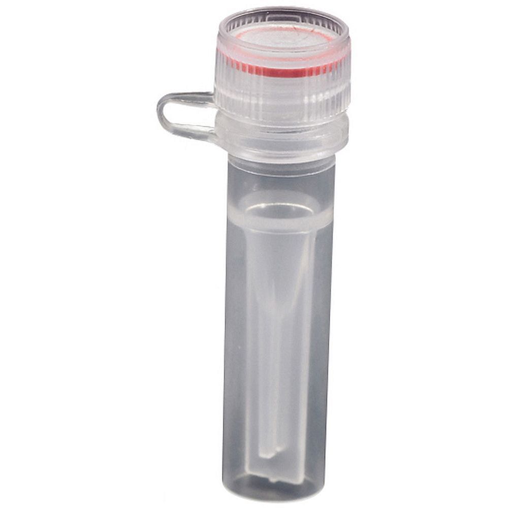 Microtubes Simport®, capuchon vissant avec rondelle d'étanchéité et boucle d'attache