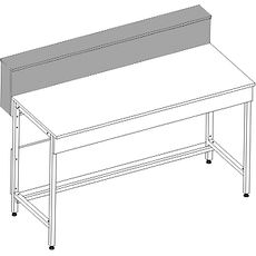 Tablettes et dosserets muraux