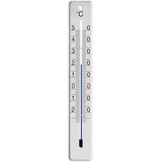 Thermomètre analogique à alcool en inox brossé