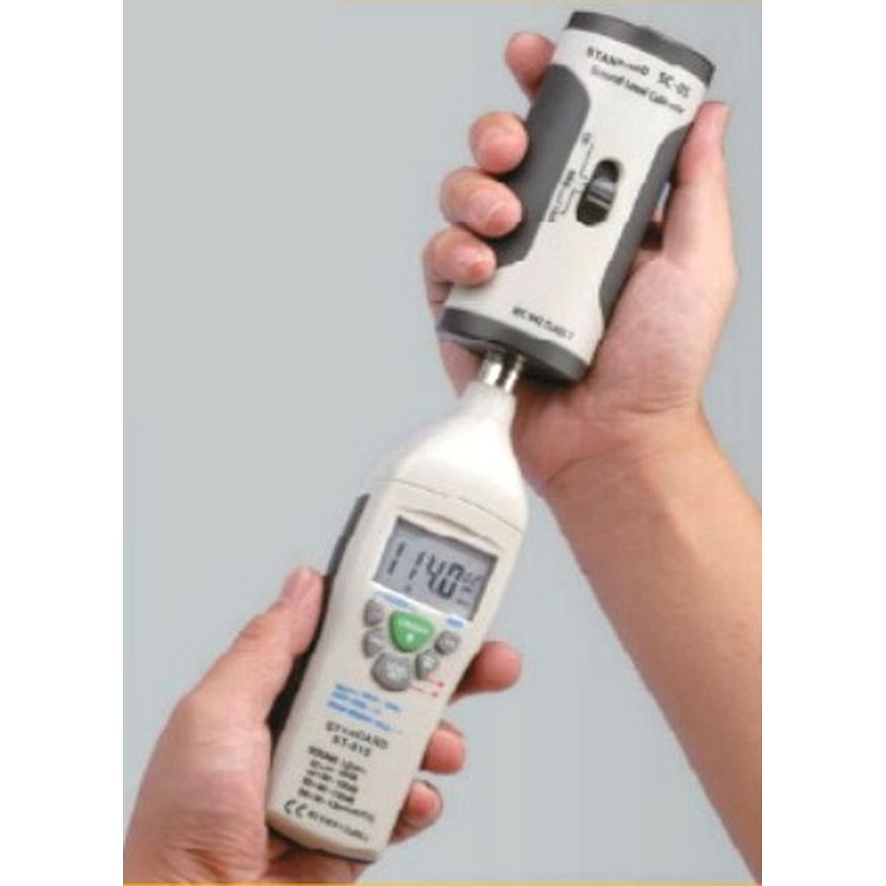 Calibrateur 94&nbspdB et 114&nbspdB pour sonomètre