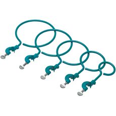 Supports-anneaux avec noix de serrage en acier peint