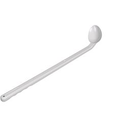 Cuillères coudées 10 ml poignée longue usage unique en bioplastique