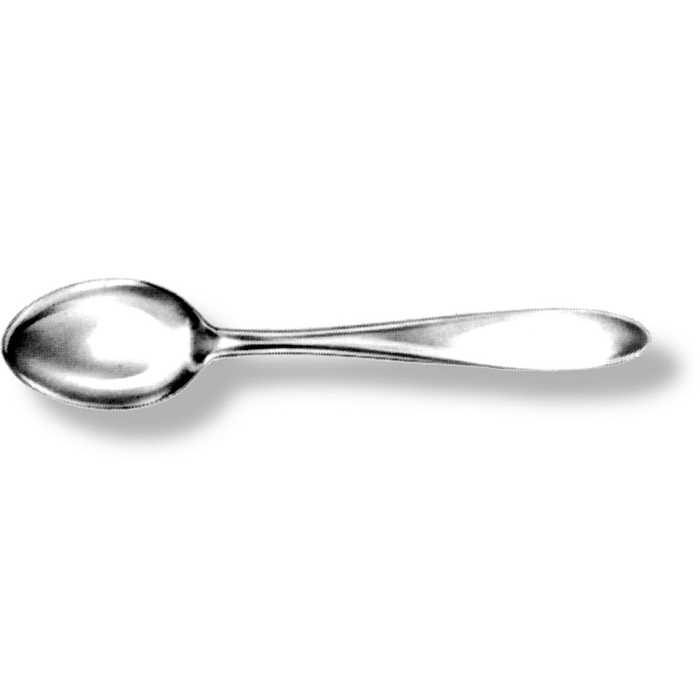 Cuillères standard acier inox