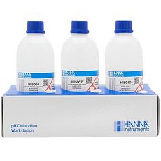 Kit de 3 solutions tampons 4,01 / 7,01 / 10,01 pH