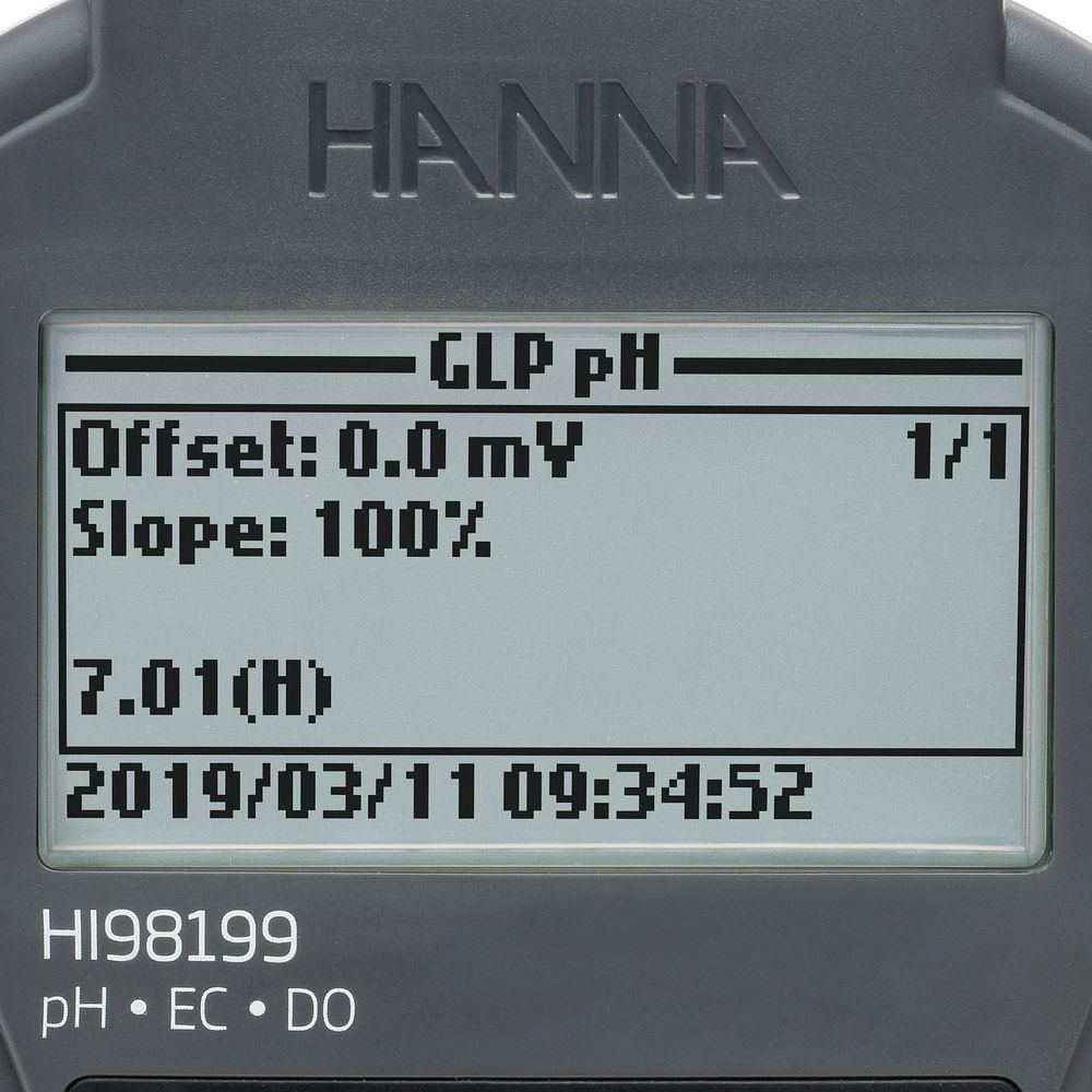Multiparamètre 3 électrodes au choix 
HANNA® HI98199