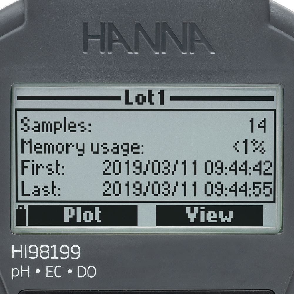 Multiparamètre 3 électrodes au choix 
HANNA® HI98199