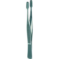 Pince brucelles droite pour lamelles, inox pinces pour récipients à col rond