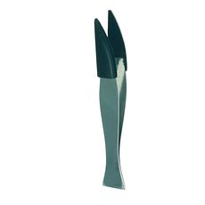 Pinces brucelles de pesée, inox, extrémités en plastique