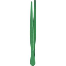 Pinces brucelles droites arrondies, inox recouvert Téflon®,