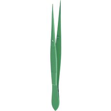 Pinces brucelles droites pointues, inox recouvert Téflon®,
