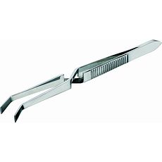 Pince autobloquante courbée en acier inox
