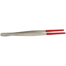 Pinces en acier inox antimagnétique avec embout PVC rouge