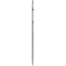 Pipette graduée classe AS - Type 3 pipettes graduées Type 3 : zérp en haut, écoulement total