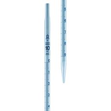 Pipettes graduées classe B - type 3 V en polypropylène