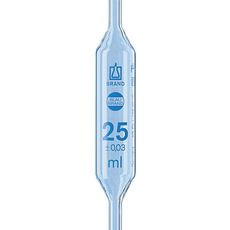 Pipettes jaugées classe AS - 2 traits écoulement partiel