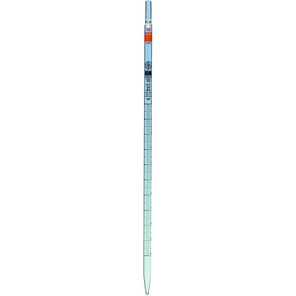 Pipettes graduées Hirschmann® classe AS type 2, graduations bleues