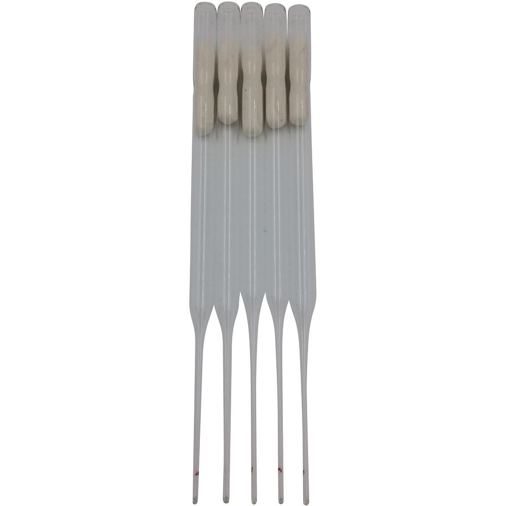 Pipettes Pasteur en verre à usage unique