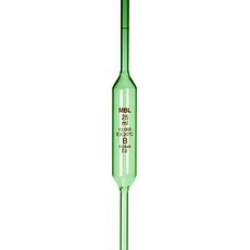 Pipettes jaugées en verre classe B, 1 trait