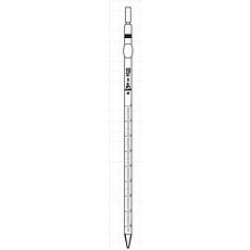 Pipettes graduées classe B type 3 avec bulbe