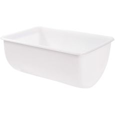 Bac grand volume semi-cylindrique en HDPE