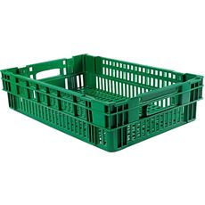 Caisse ajourée empilable emboîtable en HDPE