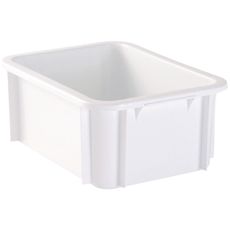 Bacs de stockage renforcés en PEHD blanc