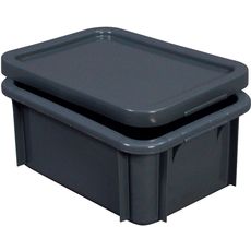 Bacs de stockage renforcés en PEHD noir