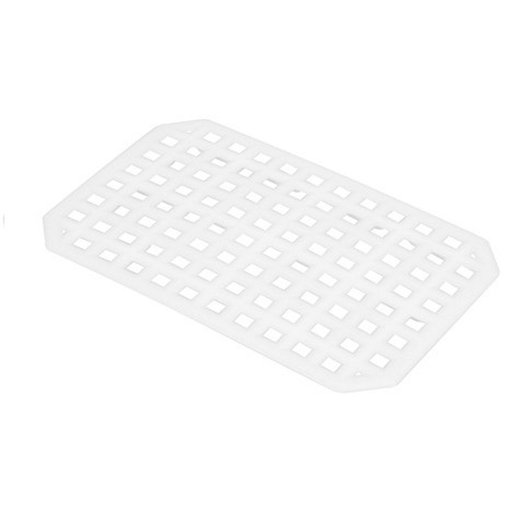 Bacs plats en polyéthylène blanc