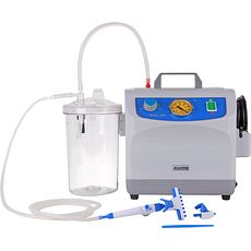 Système d'aspiration portable, pompe à piston