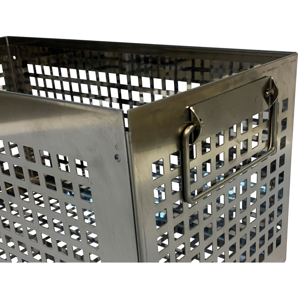 Paniers en acier inox avec poignées